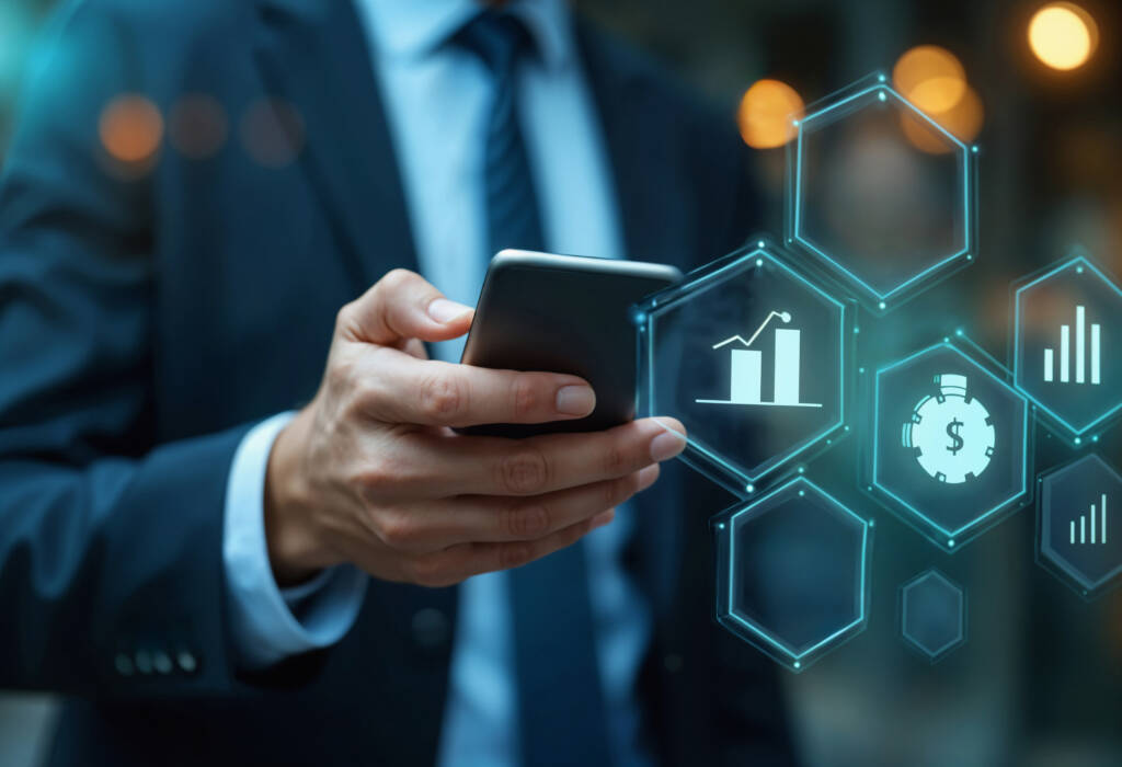 Institutional market analytics on a mobile device