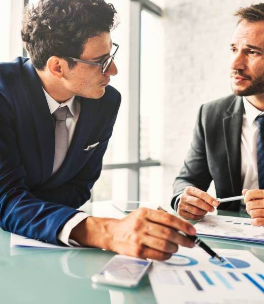 Business Colleagues Meeting Paperwork Concept